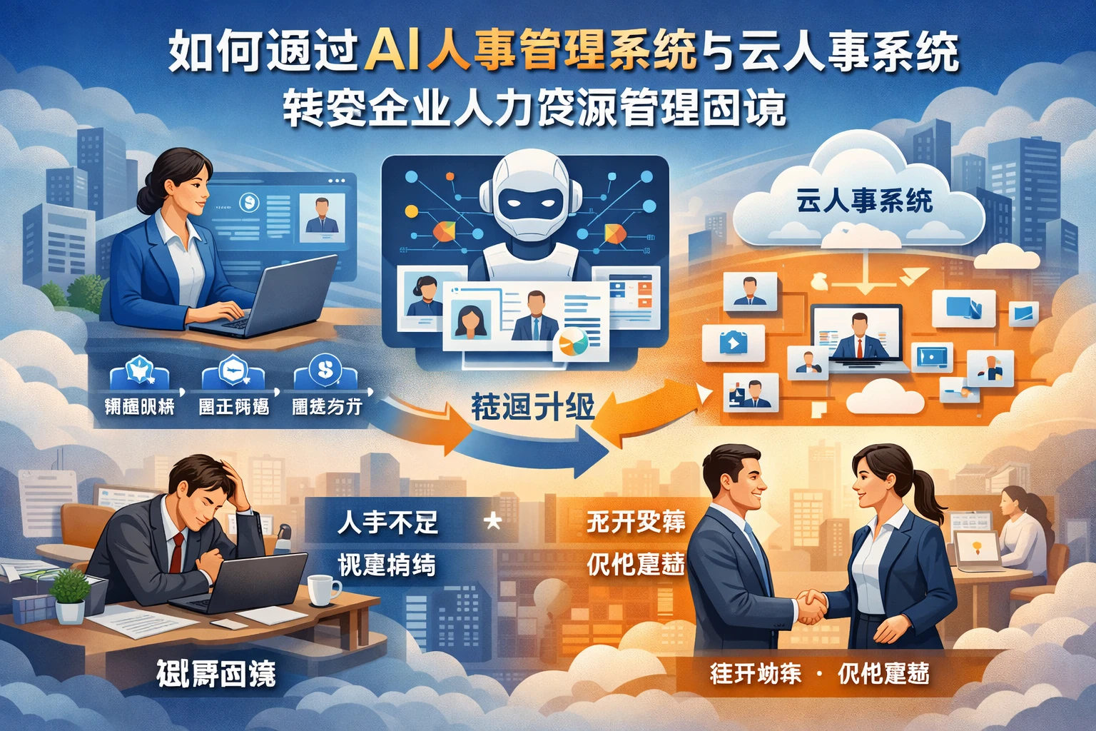 如何通过AI人事管理系统与云人事系统转变企业人力资源管理困境