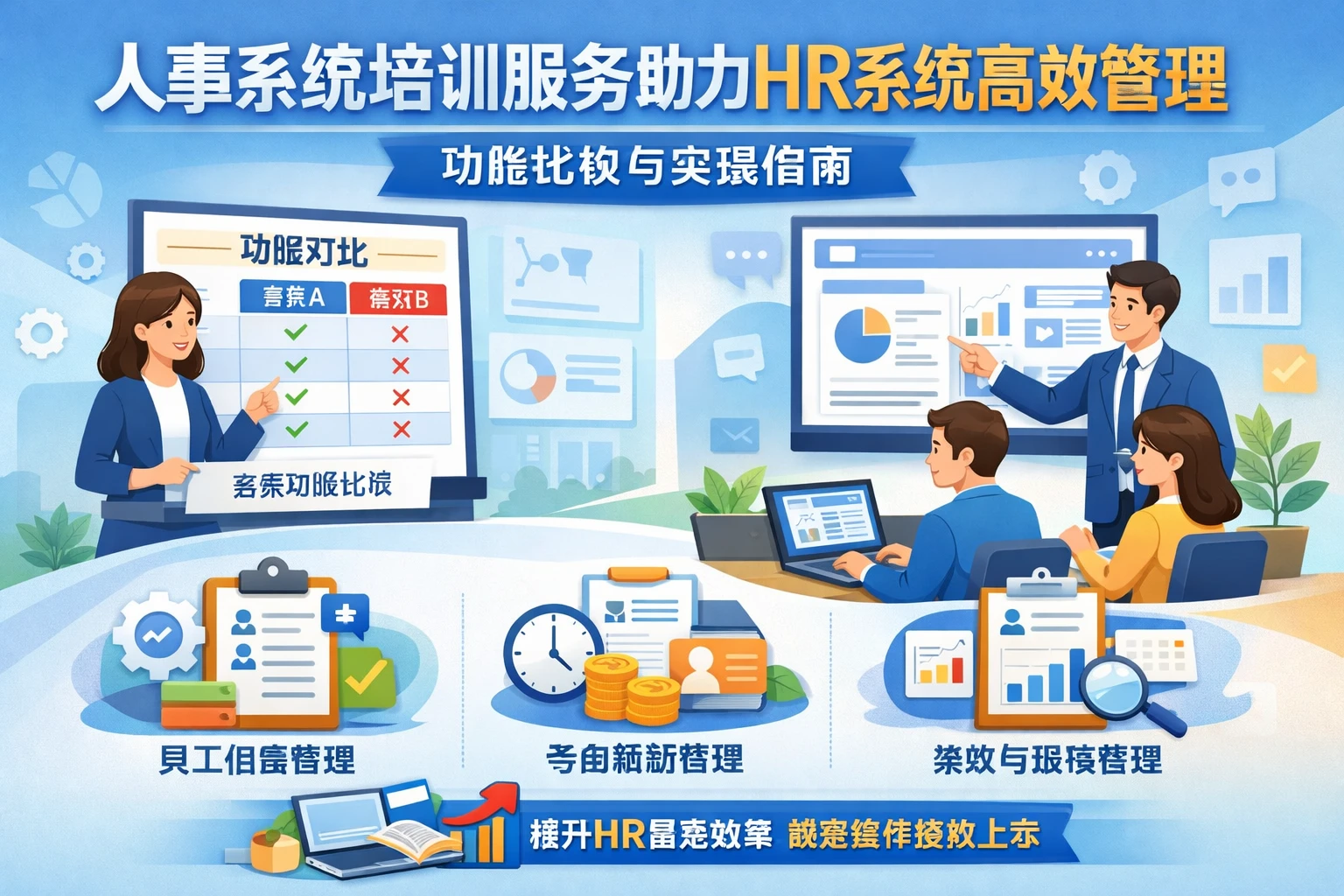 人事系统培训服务助力HR系统高效管理：功能比较与实操指南