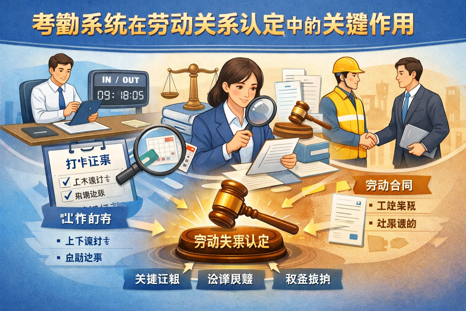 考勤系统在劳动关系认定中的关键作用