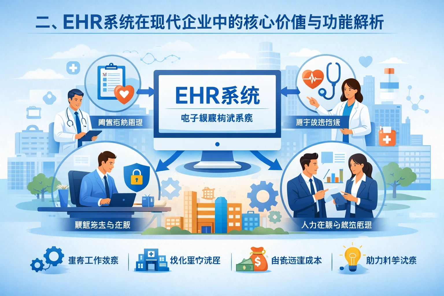 二、EHR系统在现代企业中的核心价值与功能解析