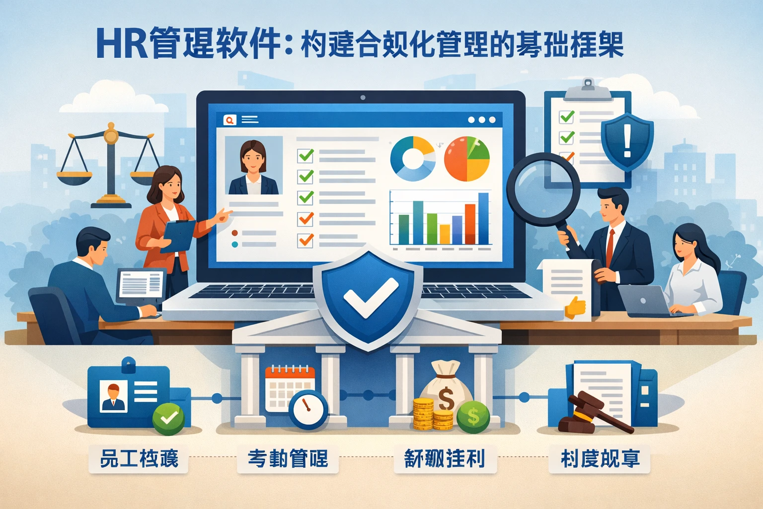 HR管理软件：构建合规化管理的基础框架