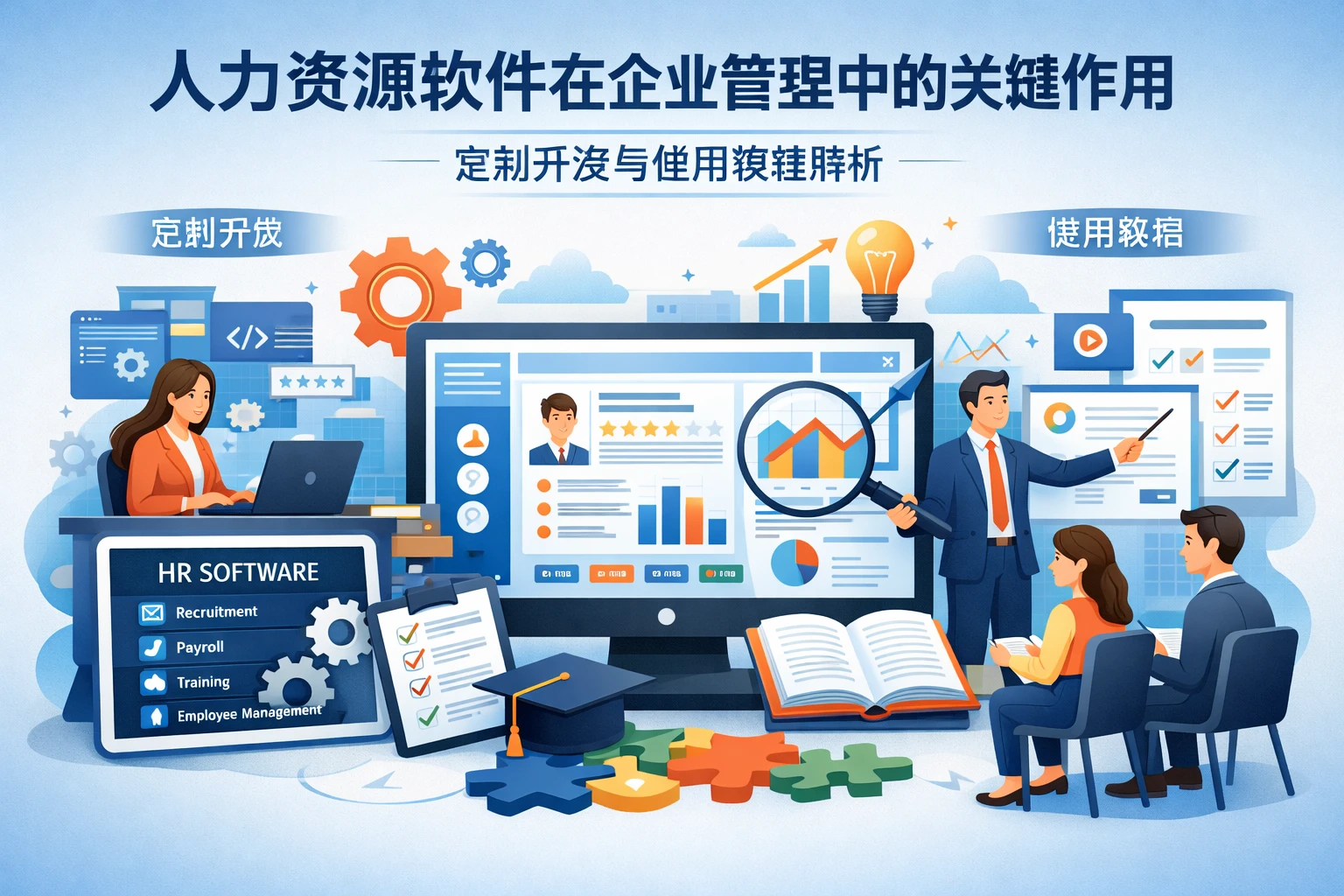 人力资源软件在企业管理中的关键作用：定制开发与使用教程解析