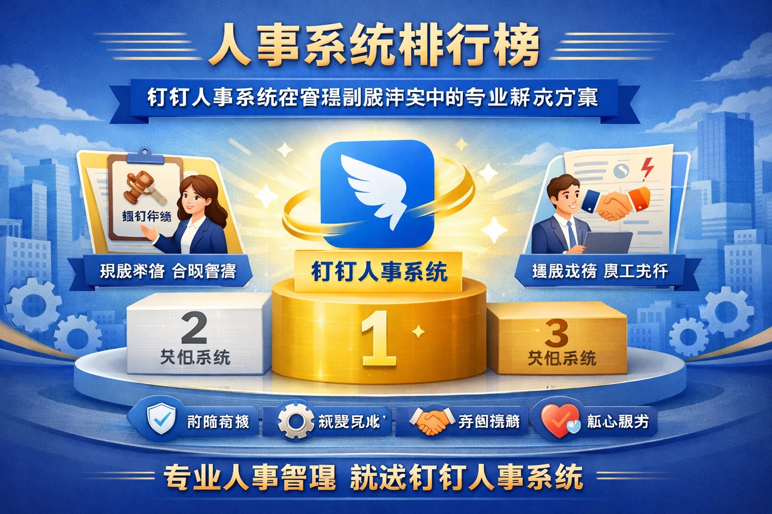 人事系统排行榜:钉钉人事系统在管理制度冲突中的专业解决方案