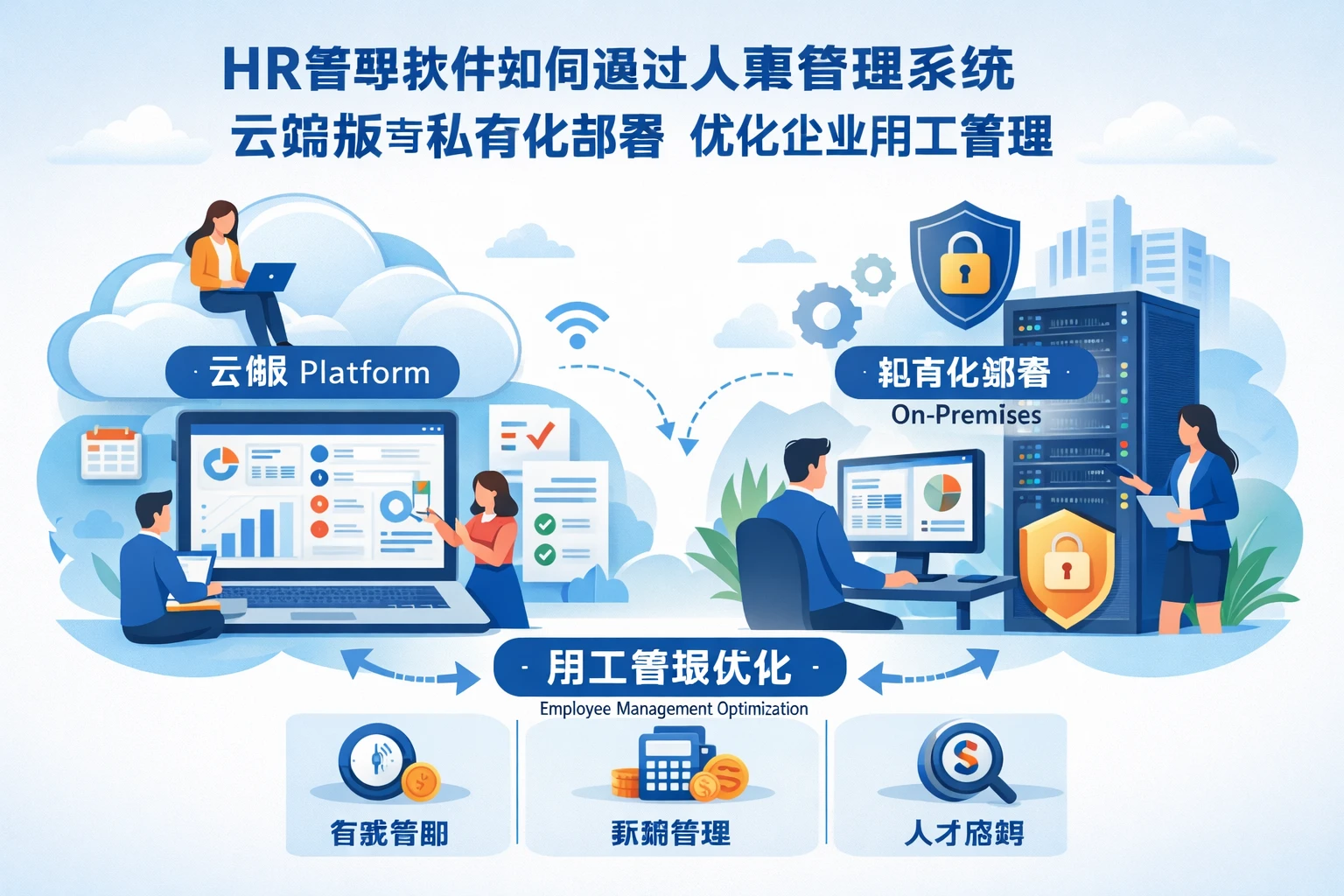 HR管理软件如何通过人事管理系统云端版与私有化部署优化企业用工管理