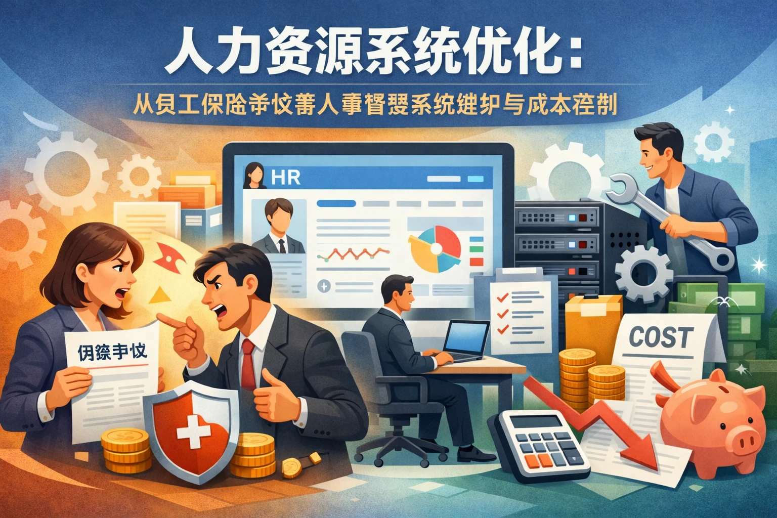 人力资源系统优化：从员工保险争议看人事管理系统维护与成本控制