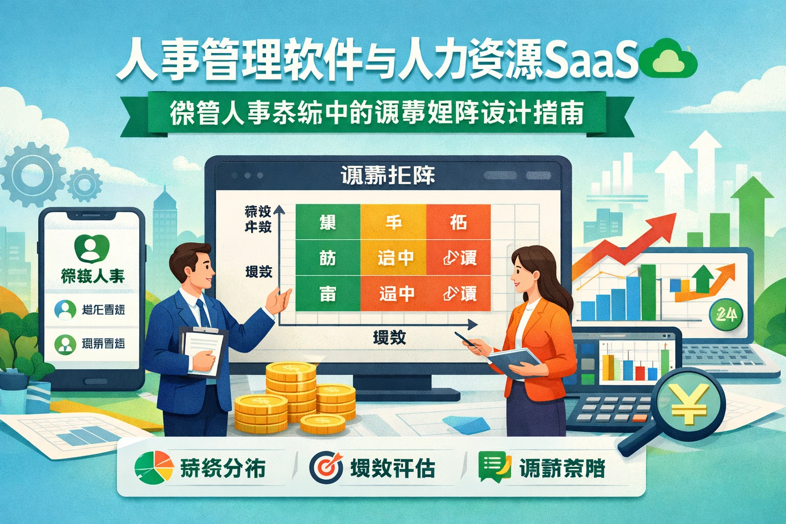人事管理软件与人力资源SaaS：微信人事系统中的调薪矩阵设计指南