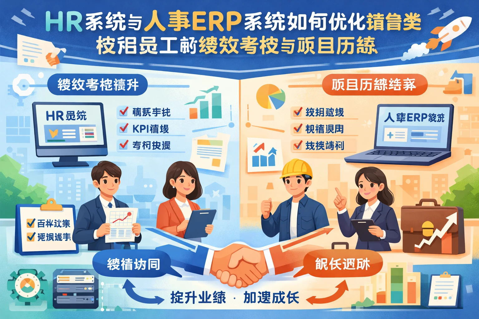 HR系统与人事ERP系统如何优化销售类校招员工的绩效考核与项目历练