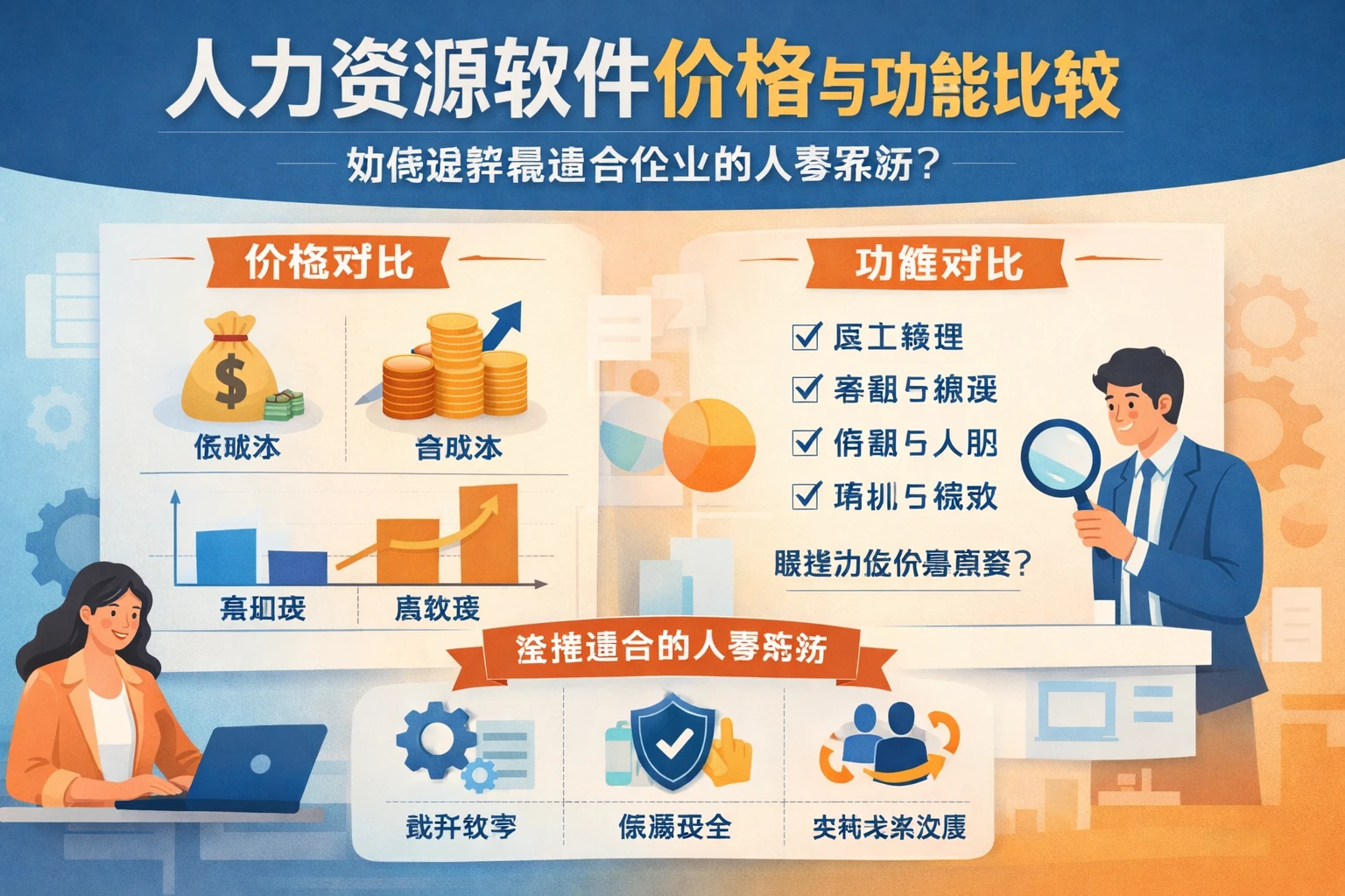 人力资源软件价格与功能比较：如何选择最适合企业的人事系统