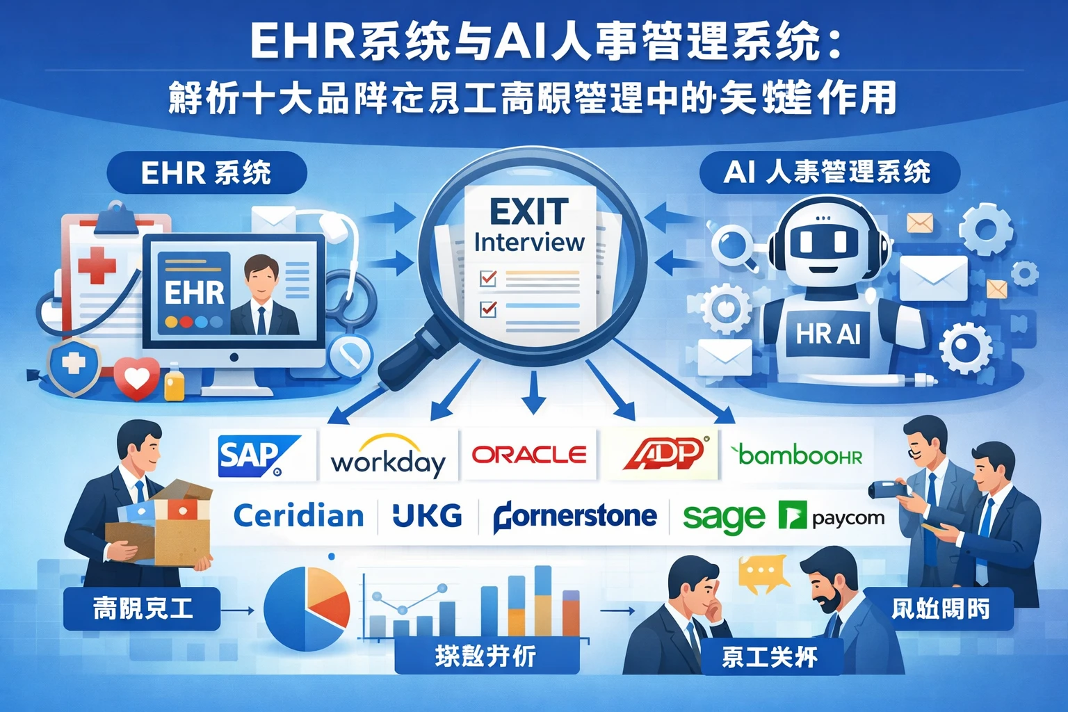 EHR系统与AI人事管理系统：解析十大品牌在员工离职管理中的关键作用