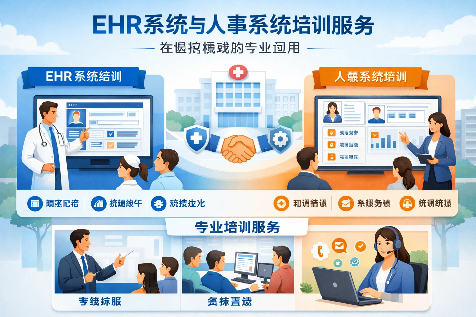 EHR系统与人事系统培训服务在医院领域的专业应用