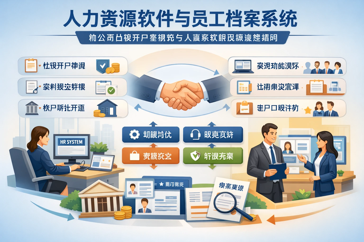 人力资源软件与员工档案系统：新公司社保开户全流程与人事系统供应商选择指南
