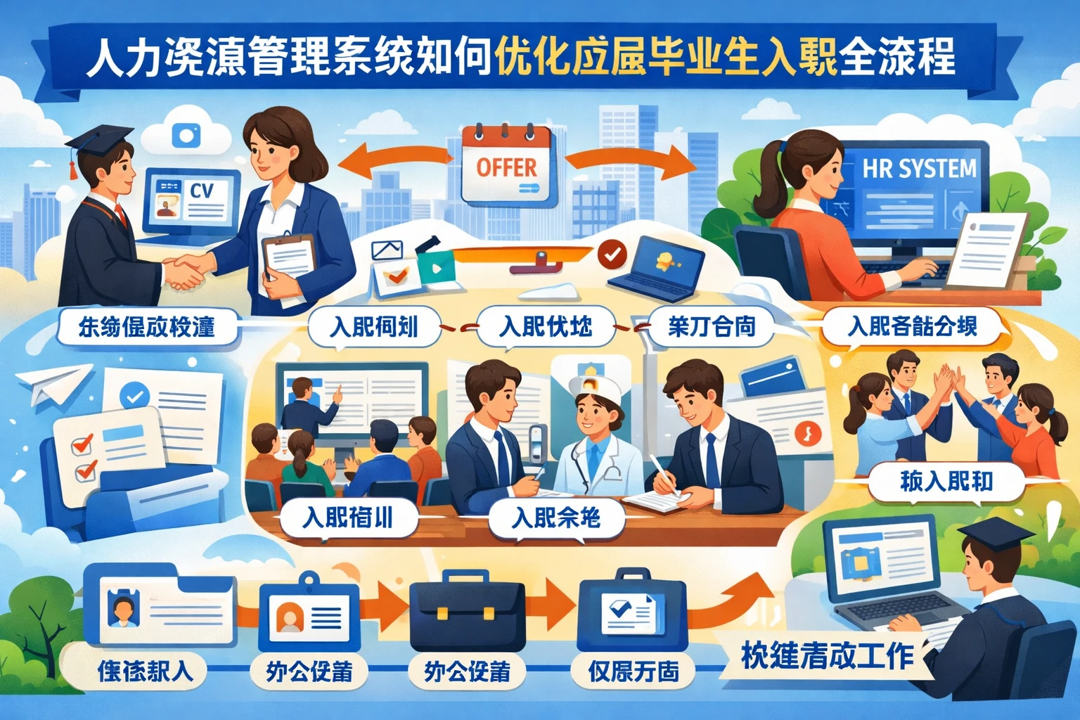人力资源管理系统如何优化应届毕业生入职全流程