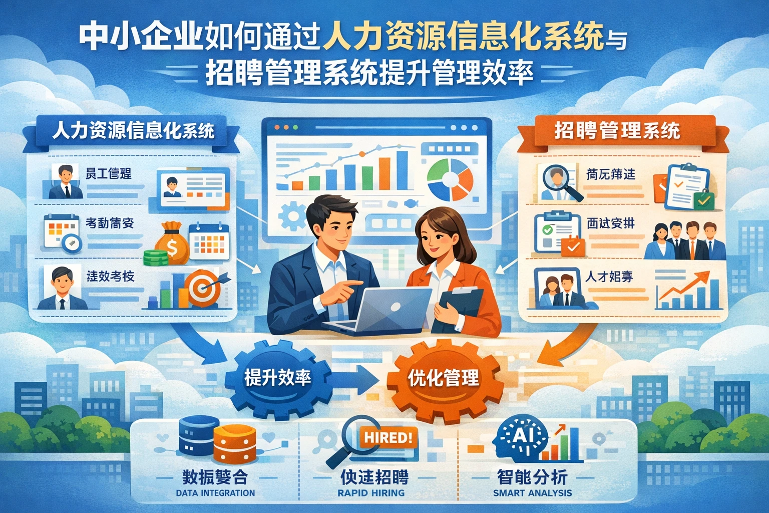中小企业如何通过人力资源信息化系统与招聘管理系统提升管理效率