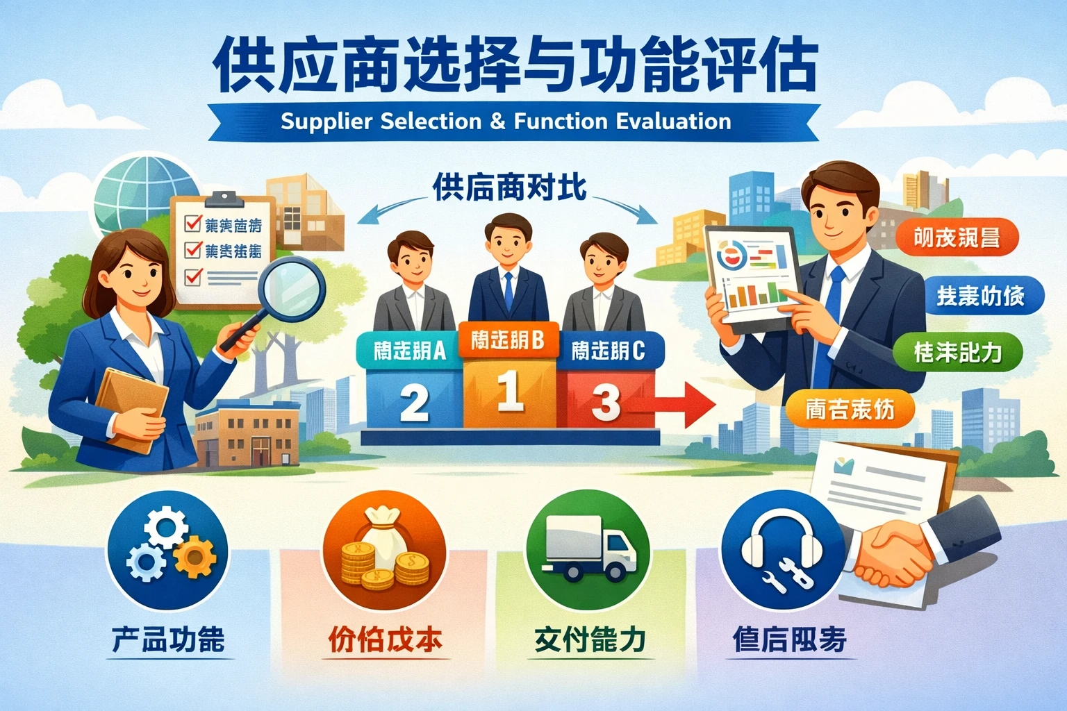 供应商选择与功能评估