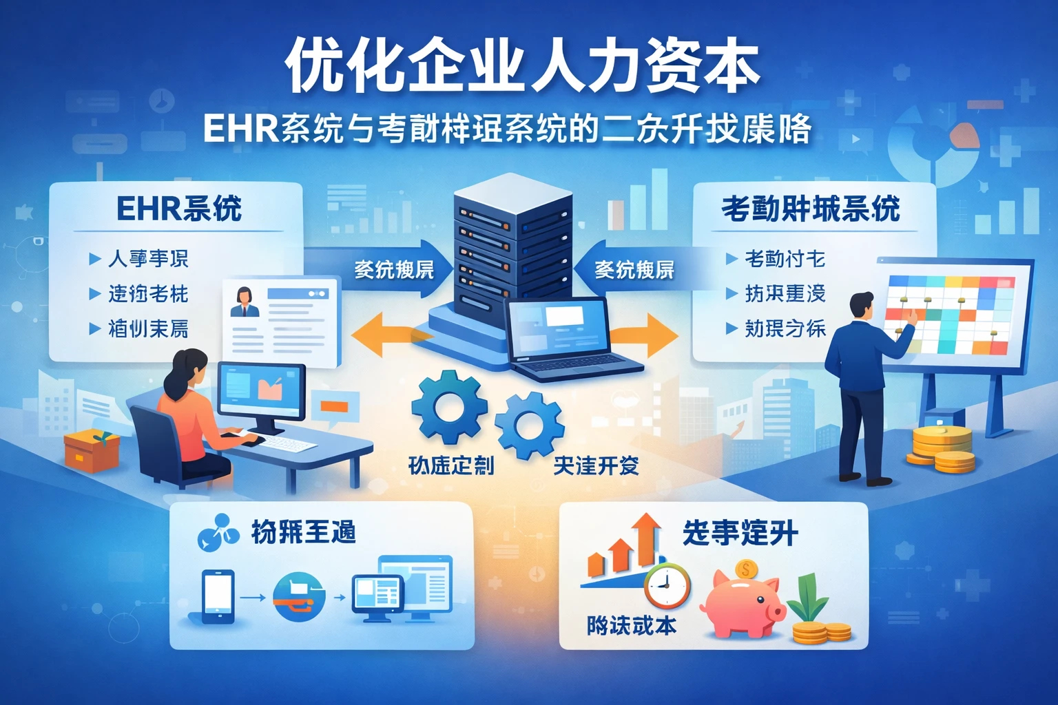 优化企业人力资本:EHR系统与考勤排班系统的二次开发策略