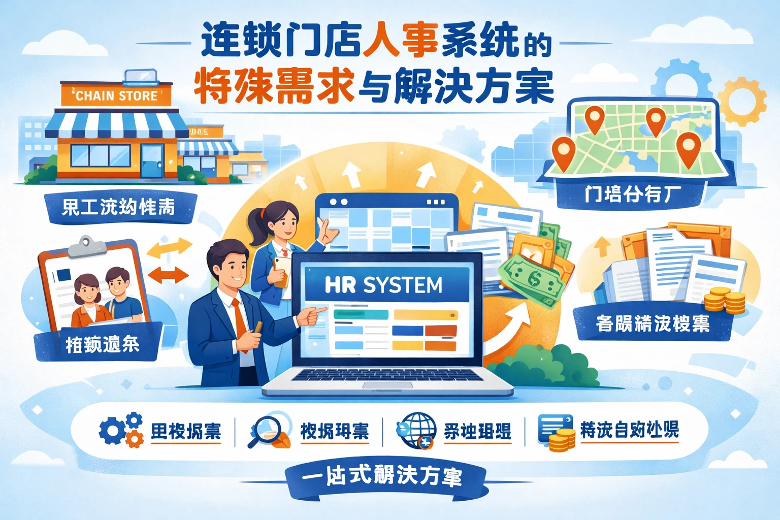 连锁门店人事系统的特殊需求与解决方案