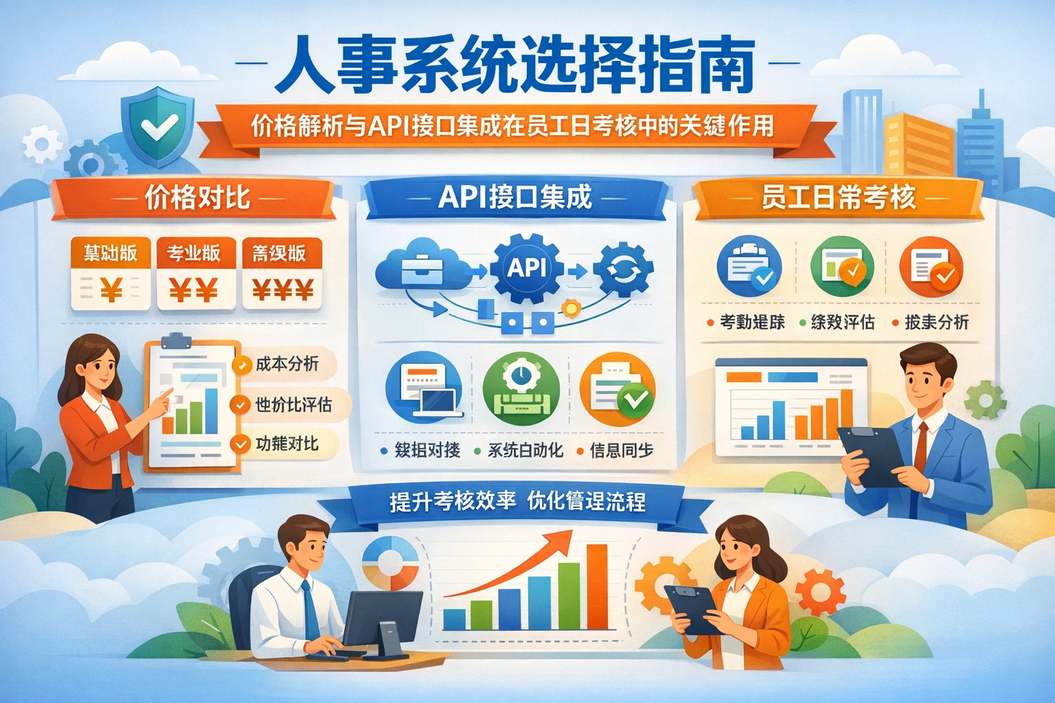 人事系统选择指南：价格解析与API接口集成在员工日考核中的关键作用
