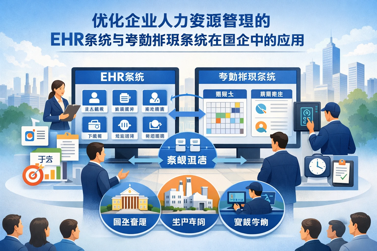 优化企业人力资源管理的EHR系统与考勤排班系统在国企中的应用