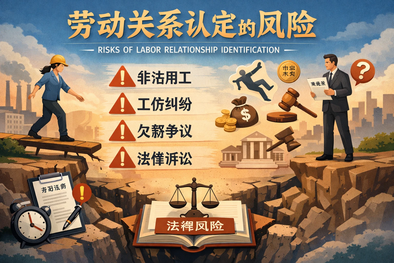 劳动关系认定的风险