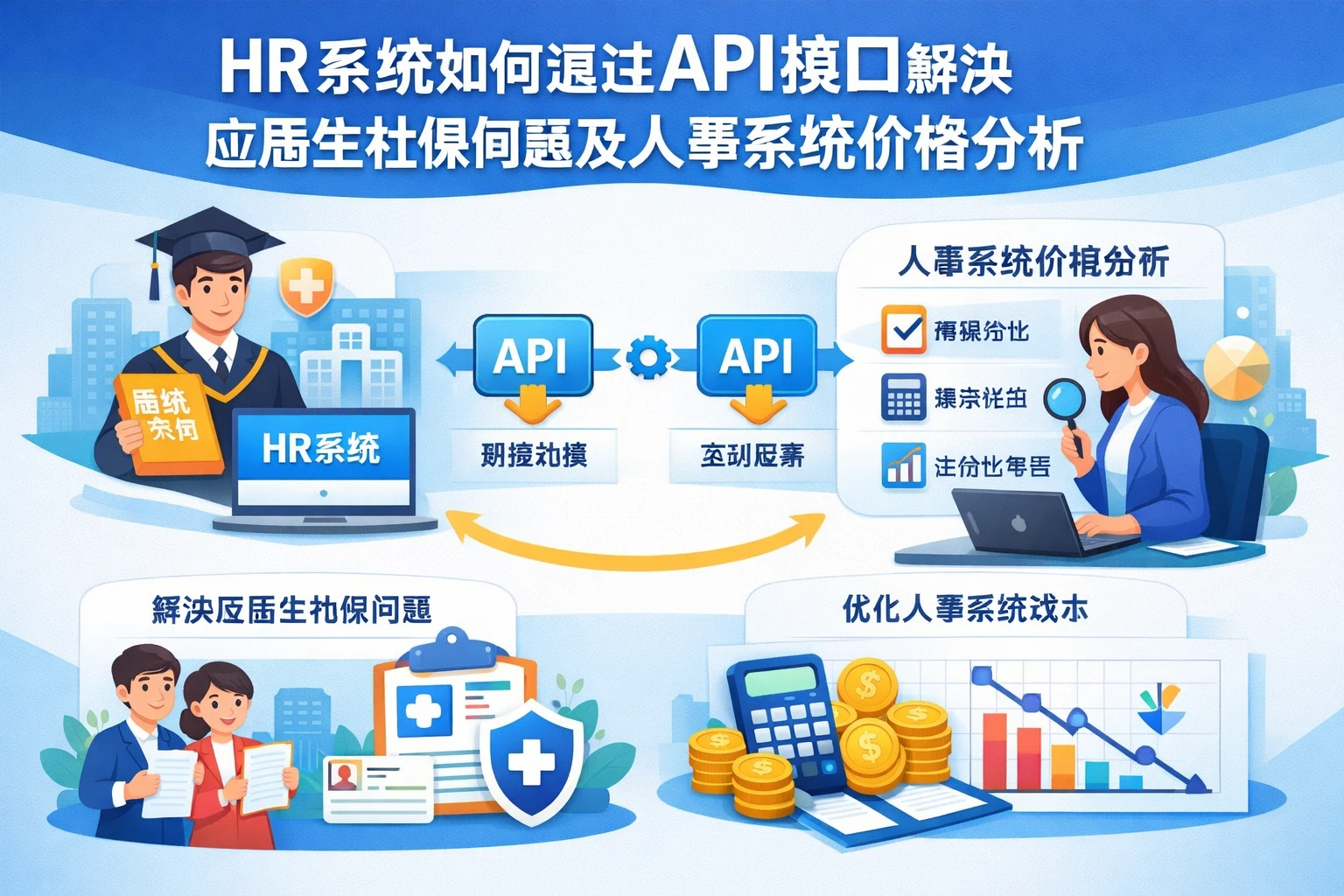 HR系统如何通过API接口解决应届生社保问题及人事系统价格分析