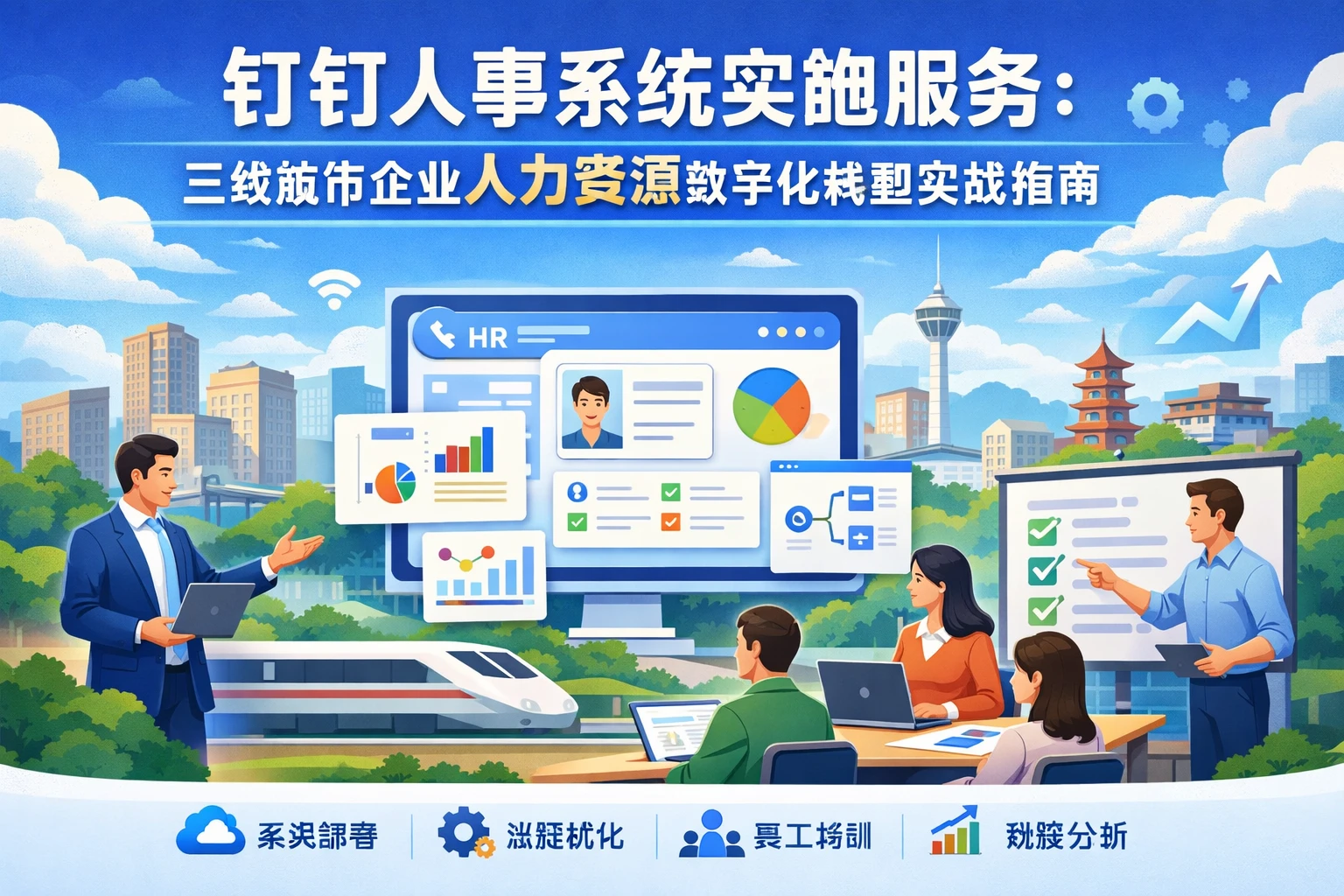 钉钉人事系统实施服务：三线城市企业人力资源数字化转型实战指南