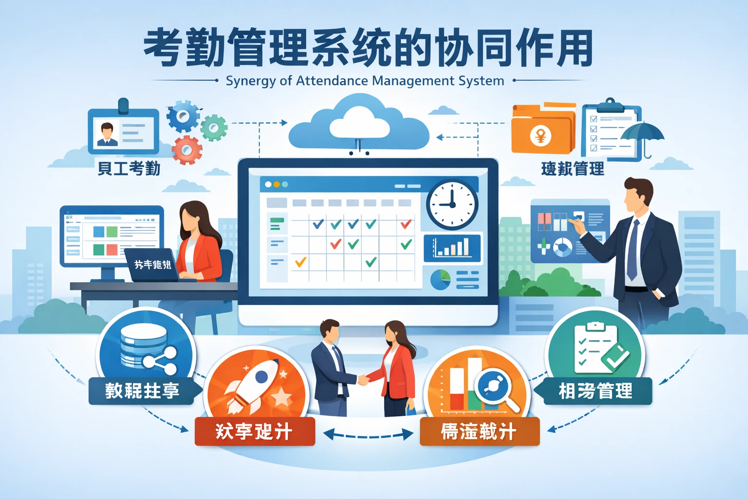 考勤管理系统的协同作用