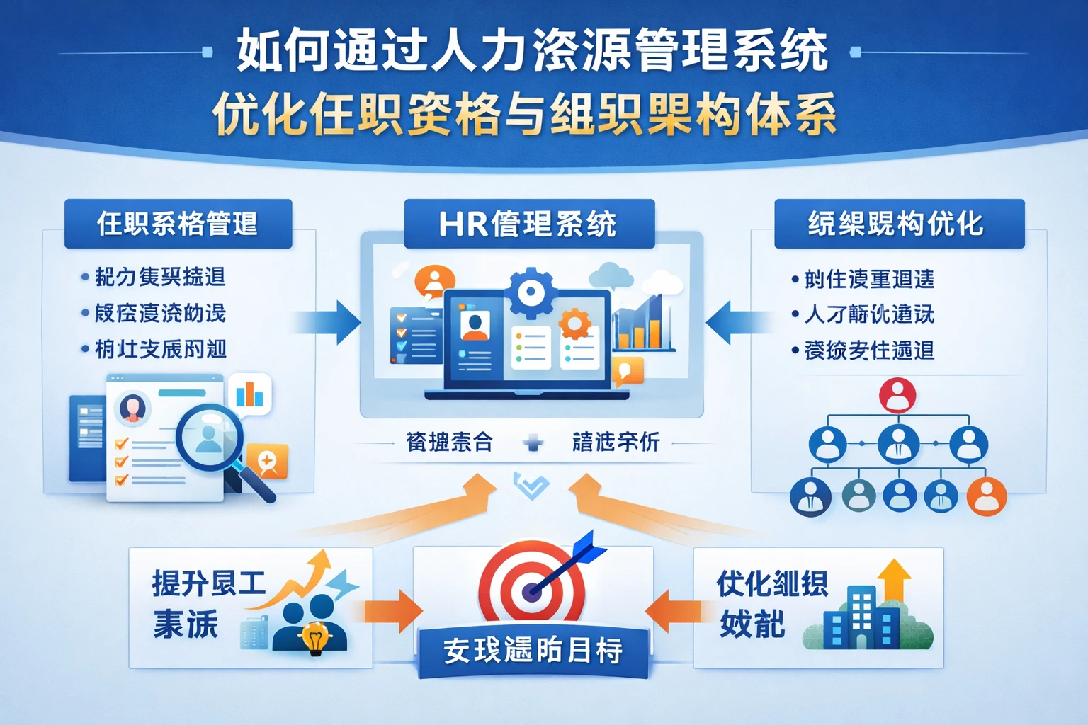 如何通过人力资源管理系统优化任职资格与组织架构体系