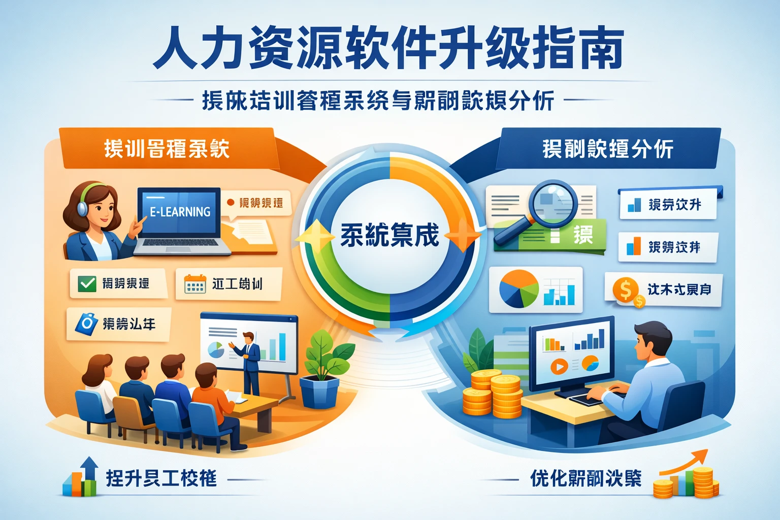 人力资源软件升级指南：集成培训管理系统与薪酬数据分析