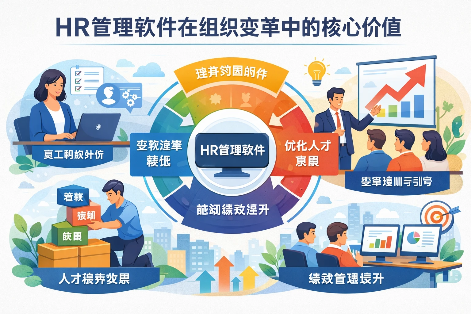 HR管理软件在组织变革中的核心价值