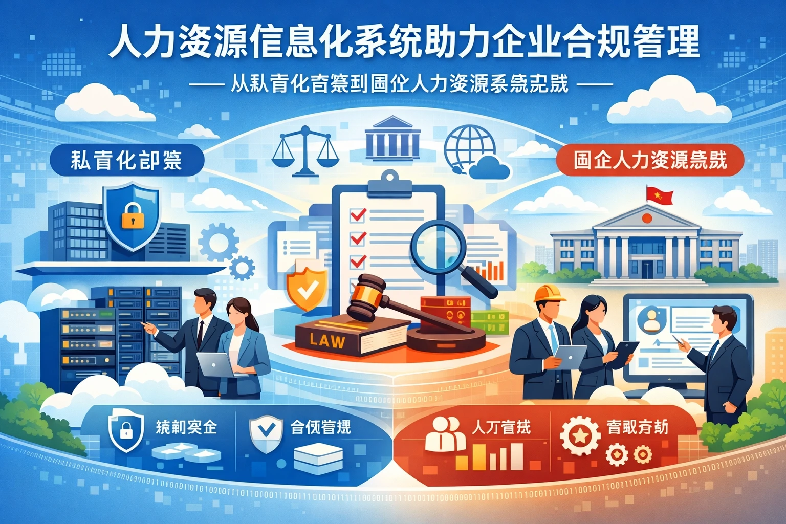 人力资源信息化系统助力企业合规管理——从私有化部署到国企人力资源系统实践