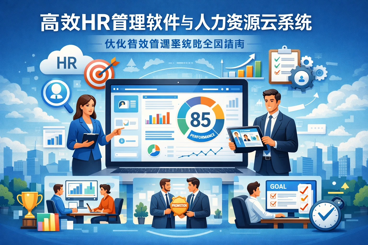 高效HR管理软件与人力资源云系统:优化绩效管理系统的全面指南