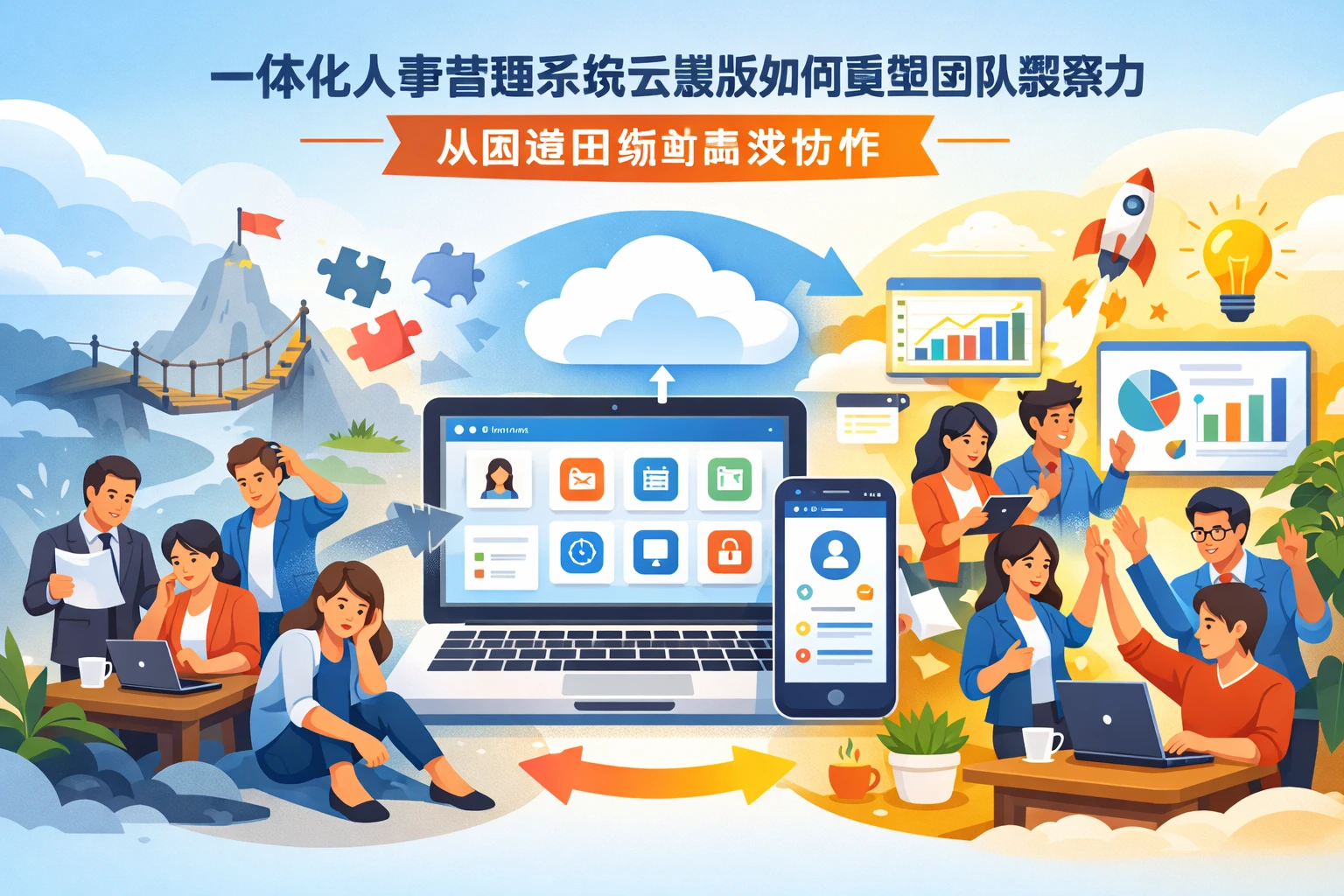 一体化人事管理系统云端版如何重塑团队凝聚力：从团建困境到高效协作