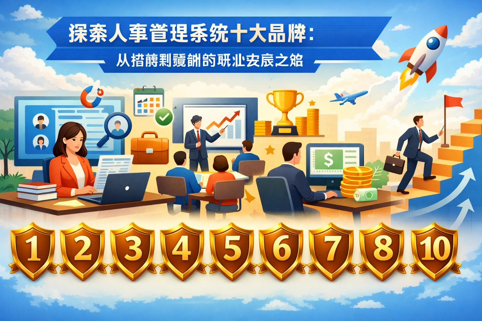 探索人事管理系统十大品牌：从招聘到薪酬的职业发展之路