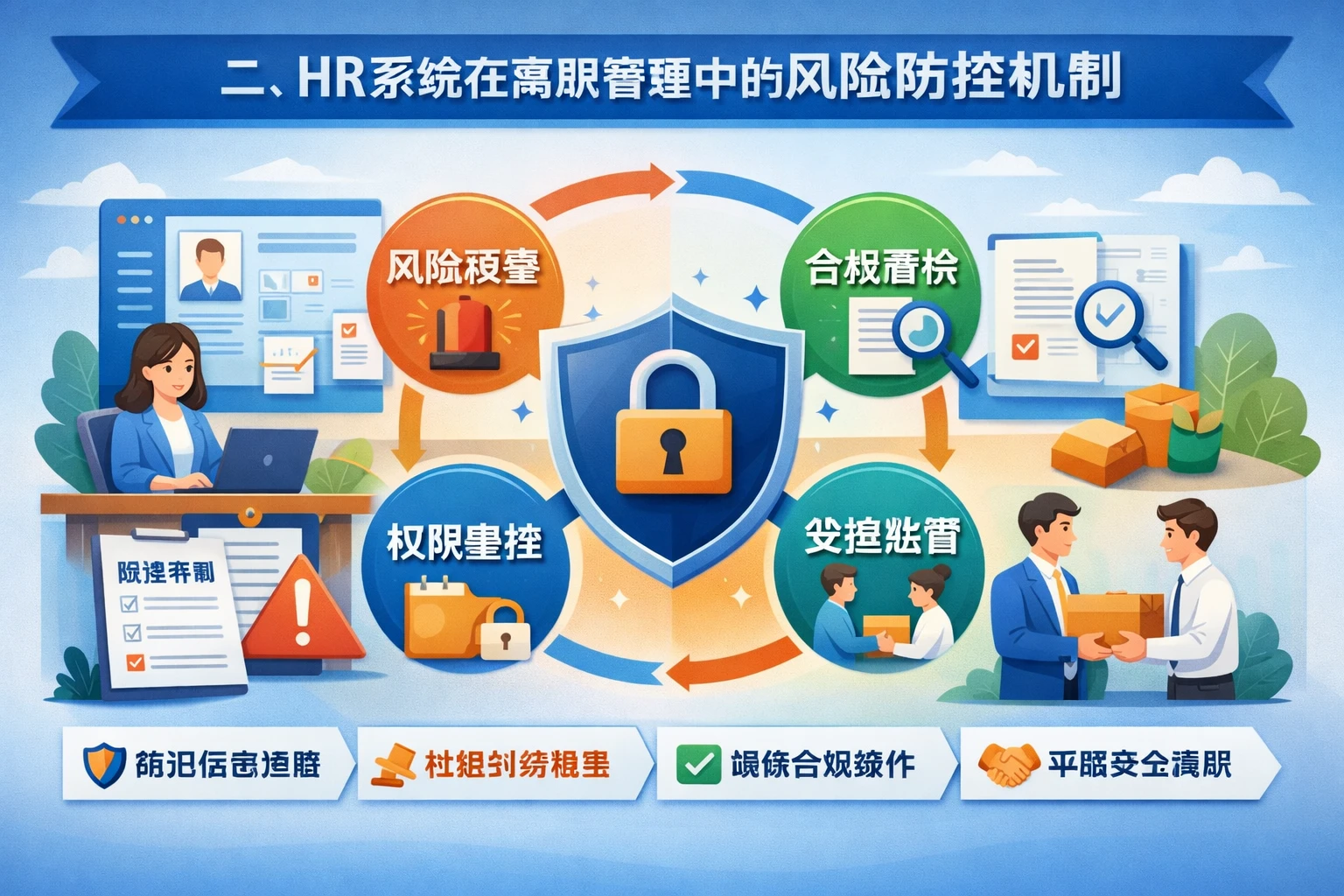 二、HR系统在离职管理中的风险防控机制