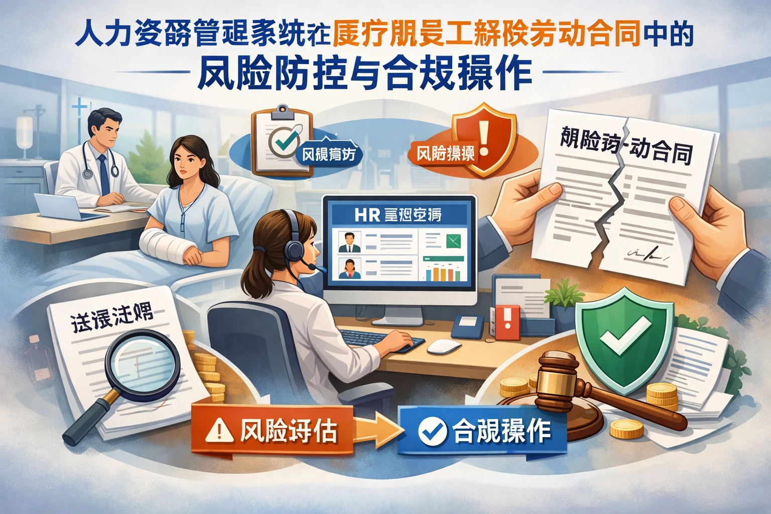 人力资源管理系统在医疗期员工解除劳动合同中的风险防控与合规操作