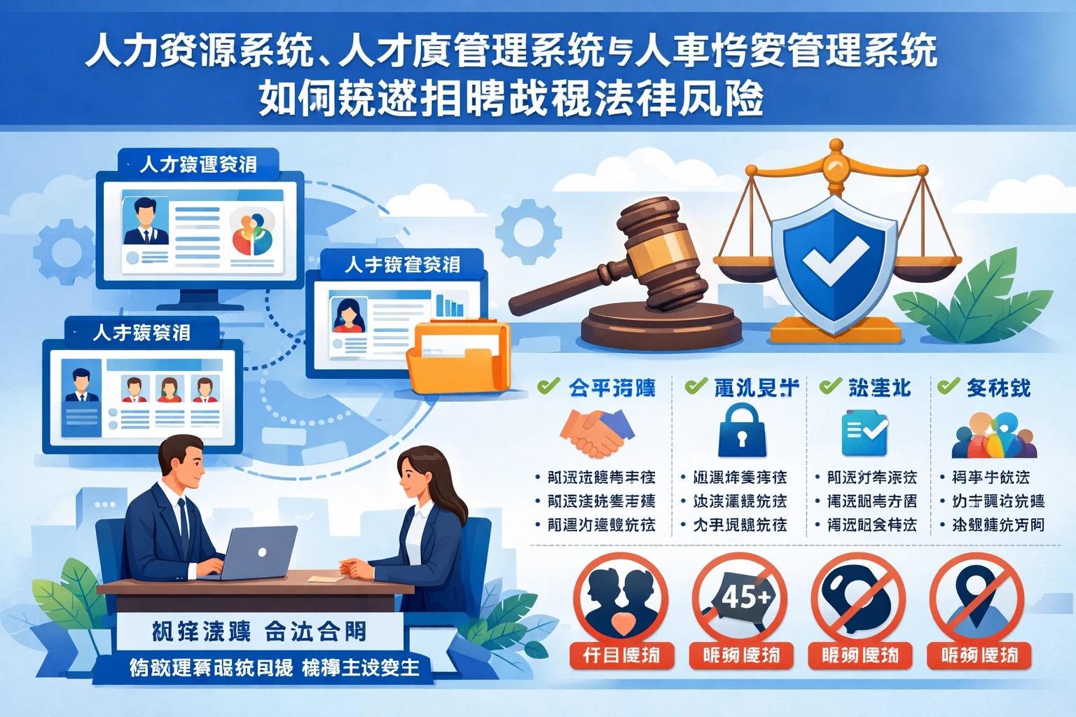 人力资源系统、人才库管理系统与人事档案管理系统如何规避招聘歧视法律风险