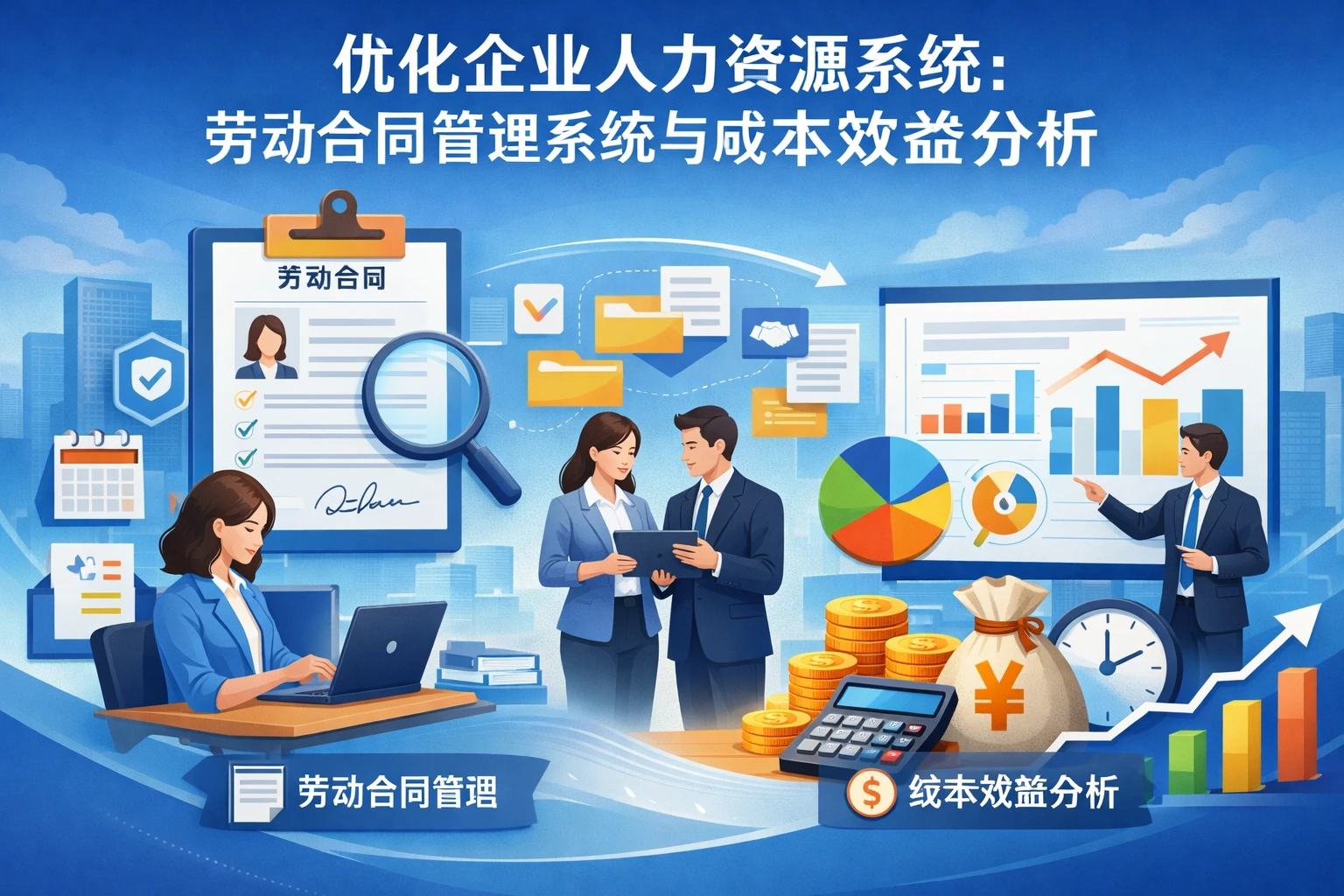 优化企业人力资源系统：劳动合同管理系统与成本效益分析