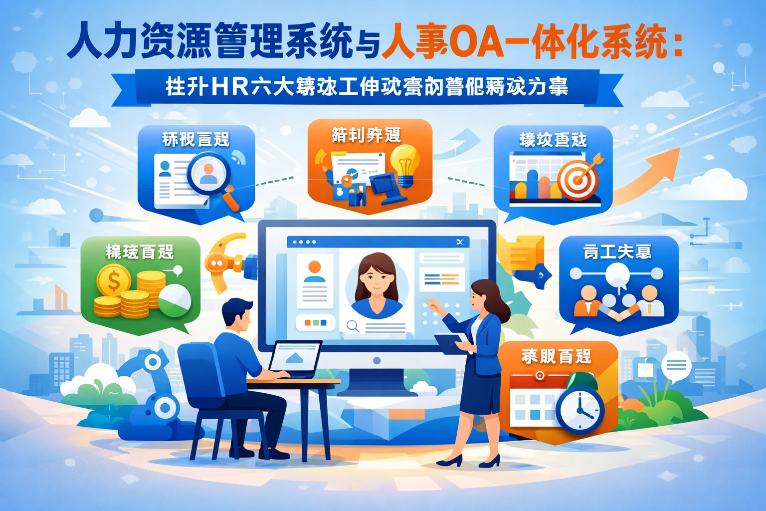 人力资源管理系统与人事OA一体化系统：提升HR六大模块工作效率的智能解决方案