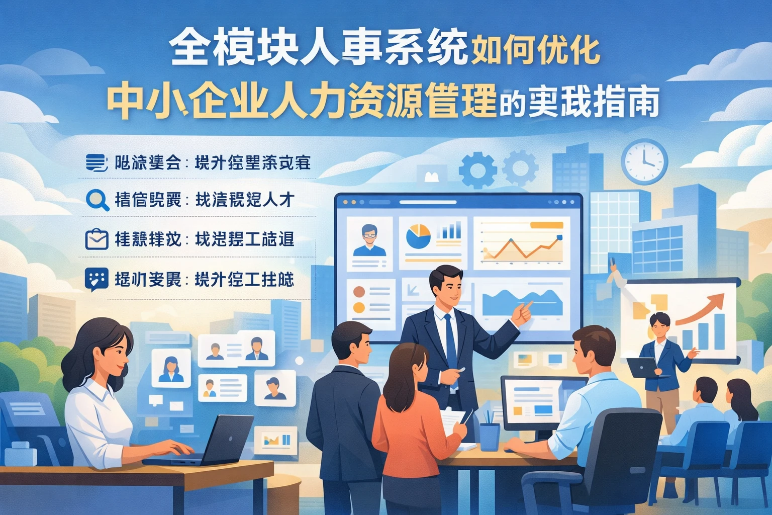 全模块人事系统如何优化中小企业人力资源管理的实践指南