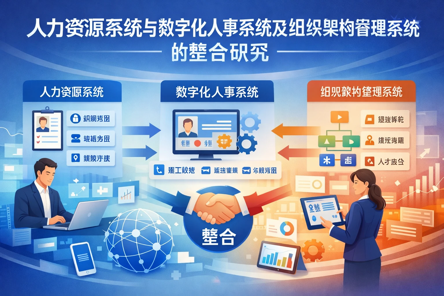 人力资源系统与数字化人事系统及组织架构管理系统的整合研究