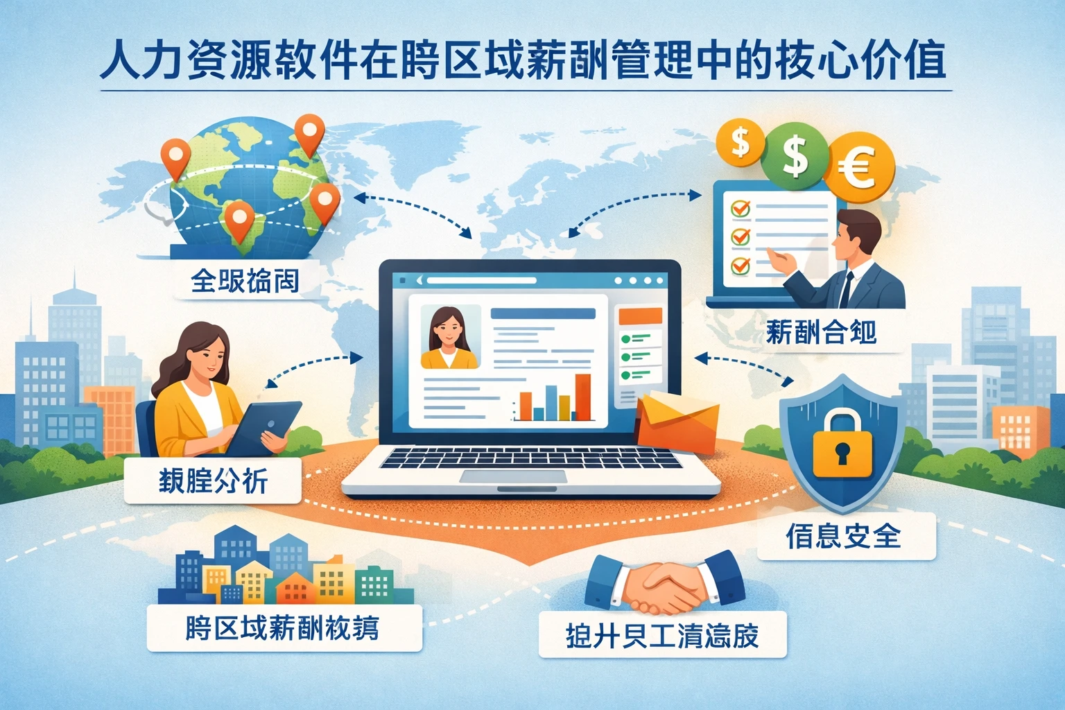 人力资源软件在跨区域薪酬管理中的核心价值