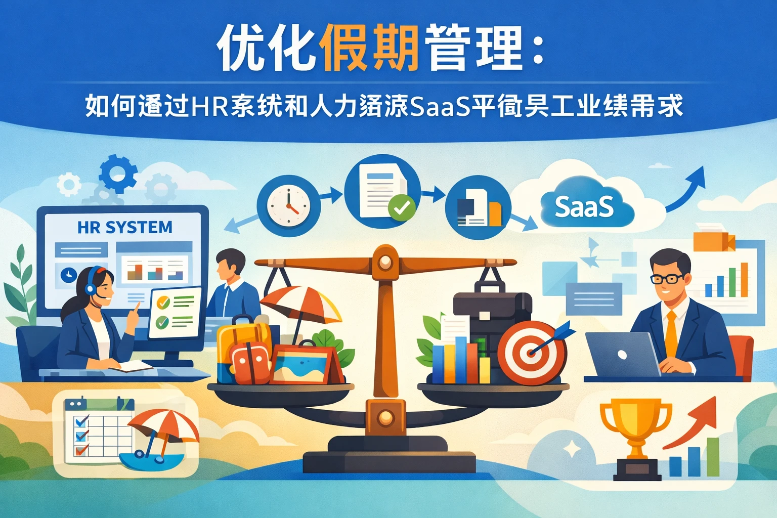 优化假期管理：如何通过HR系统和人力资源SaaS平衡员工业绩需求
