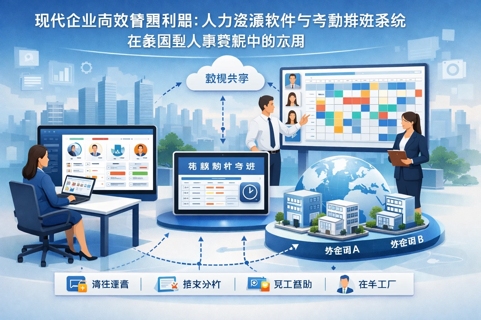 现代企业高效管理利器：人力资源软件与考勤排班系统在集团型人事系统中的应用
