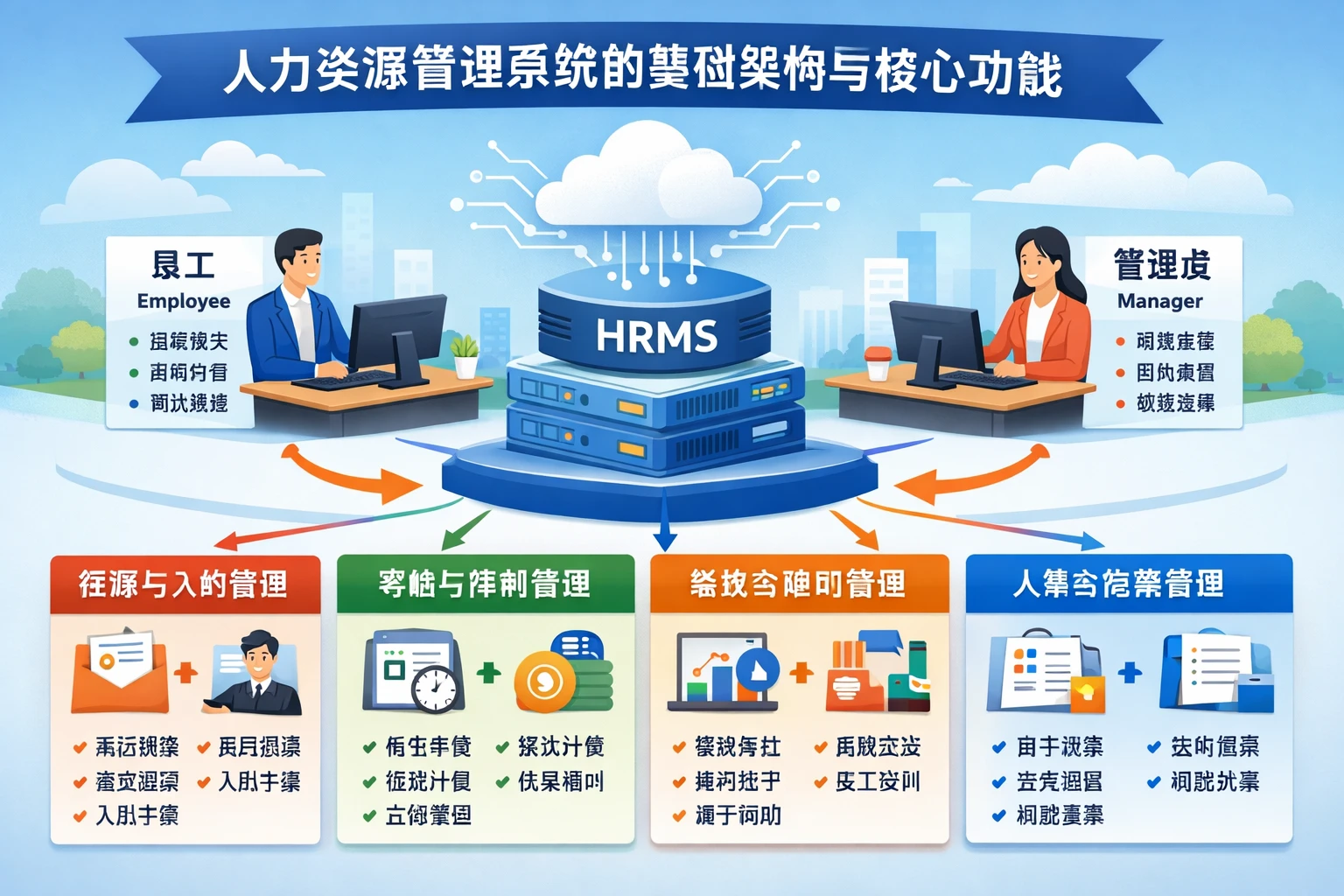 人力资源管理系统的基础架构与核心功能
