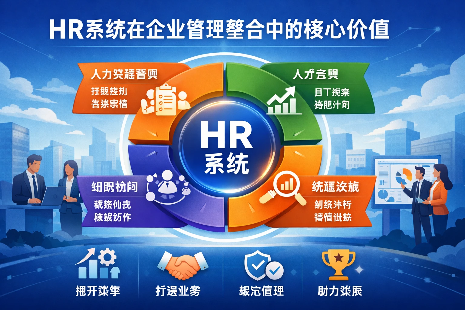 HR系统在企业管理整合中的核心价值