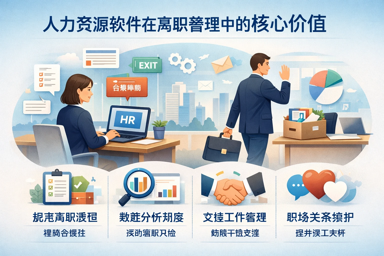 人力资源软件在离职管理中的核心价值