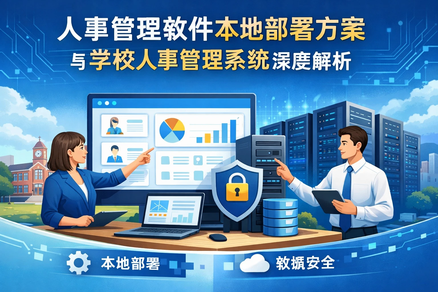 人事管理软件本地部署方案与学校人事管理系统深度解析