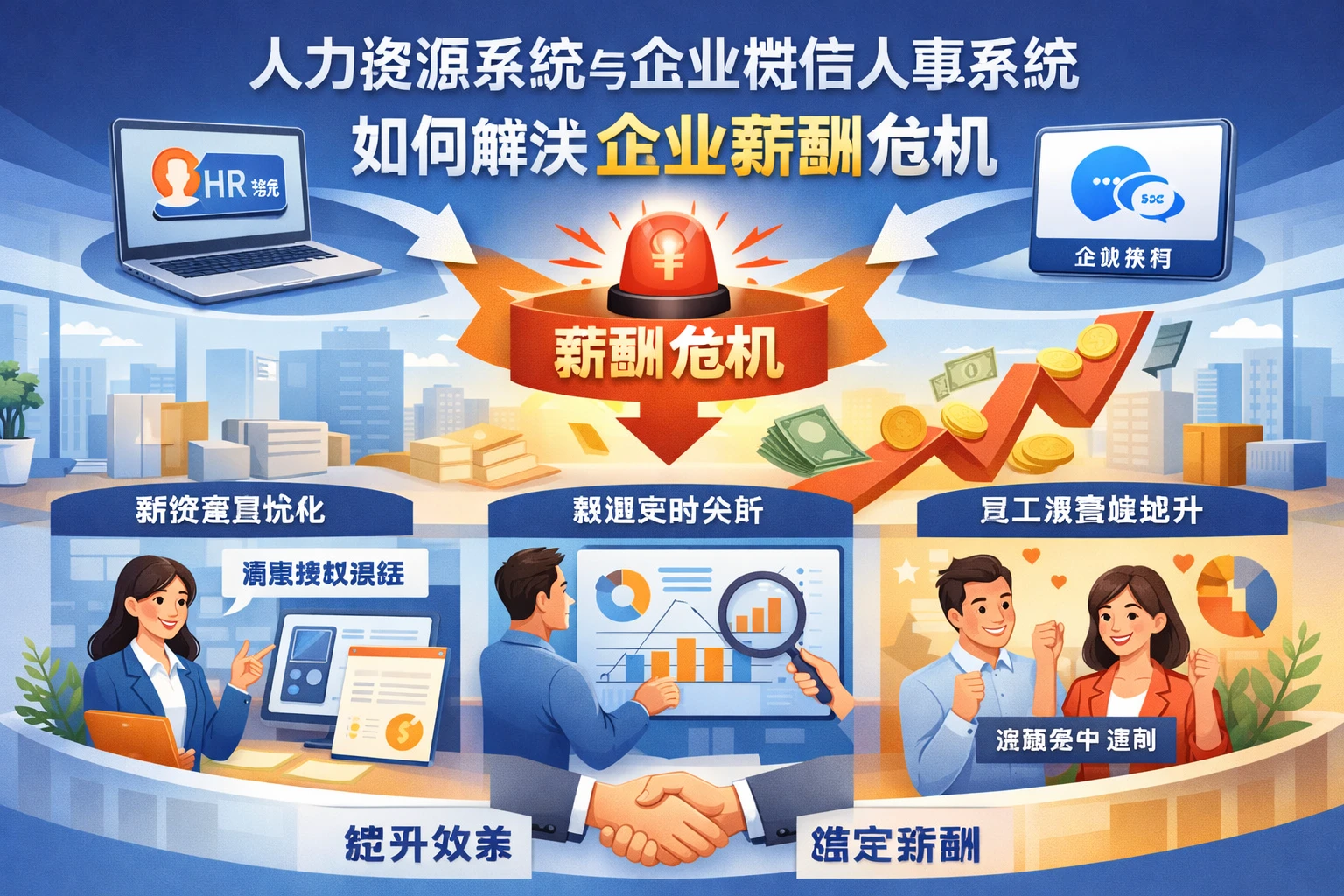 人力资源系统与企业微信人事系统如何解决企业薪酬危机