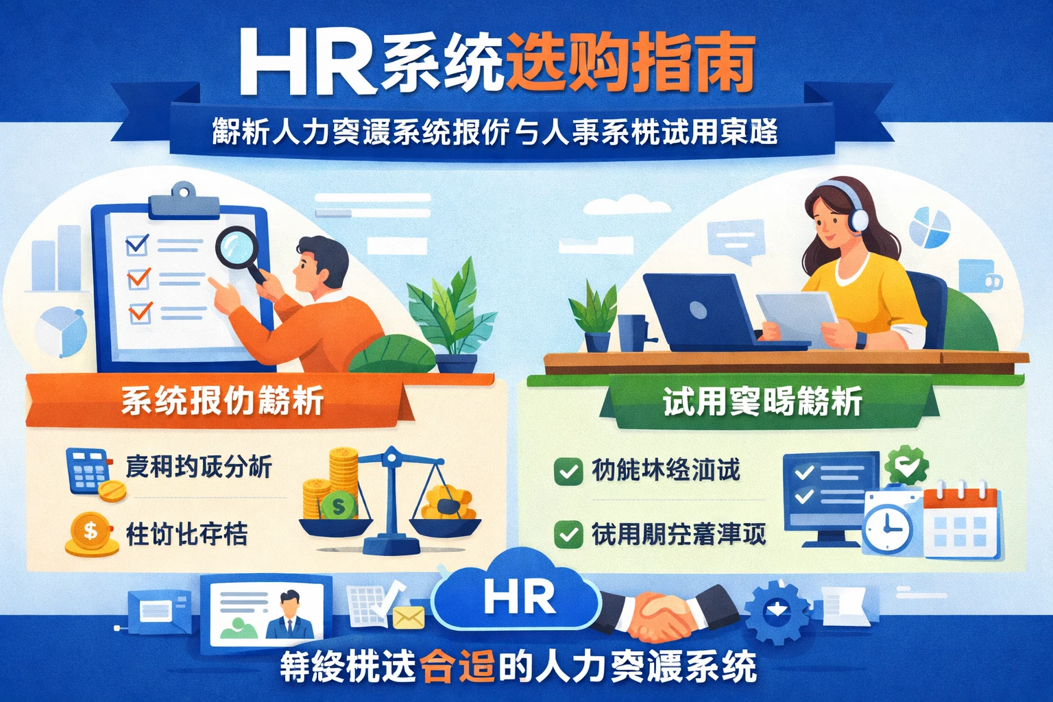 HR系统选购指南：解析人力资源系统报价与人事系统试用策略