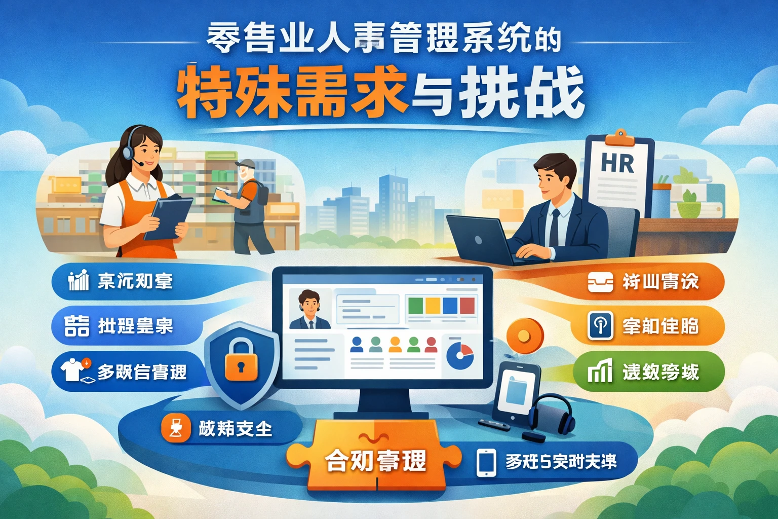 零售业人事管理系统的特殊需求与挑战